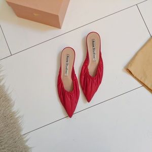 Acne Studio Lamb's Leather Slides